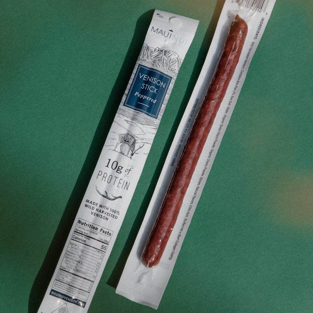 Venison Peppered Snack Stick - 12 Pack