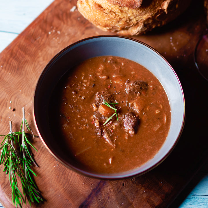 Beef & Purple Barley Stew - Prepared Freezer Meal