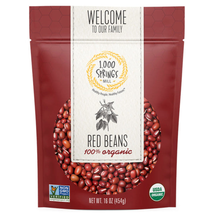 Red Beans - Organic - 1,000 Springs Mill