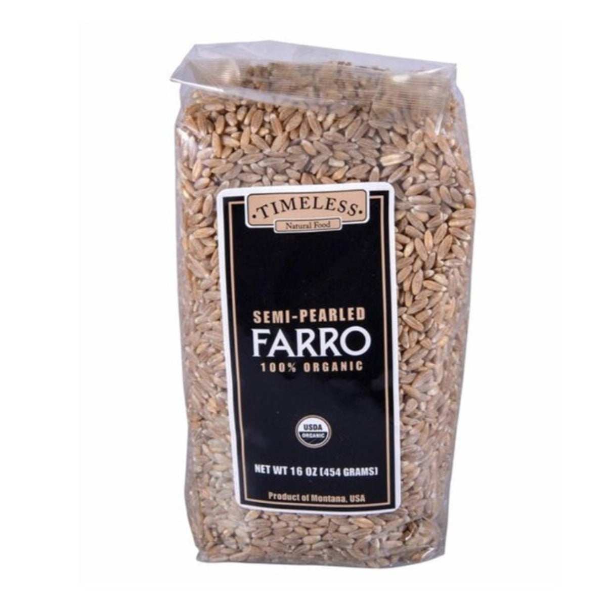 Farro - Semi-Pearled - Organic - Timeless Natural Food