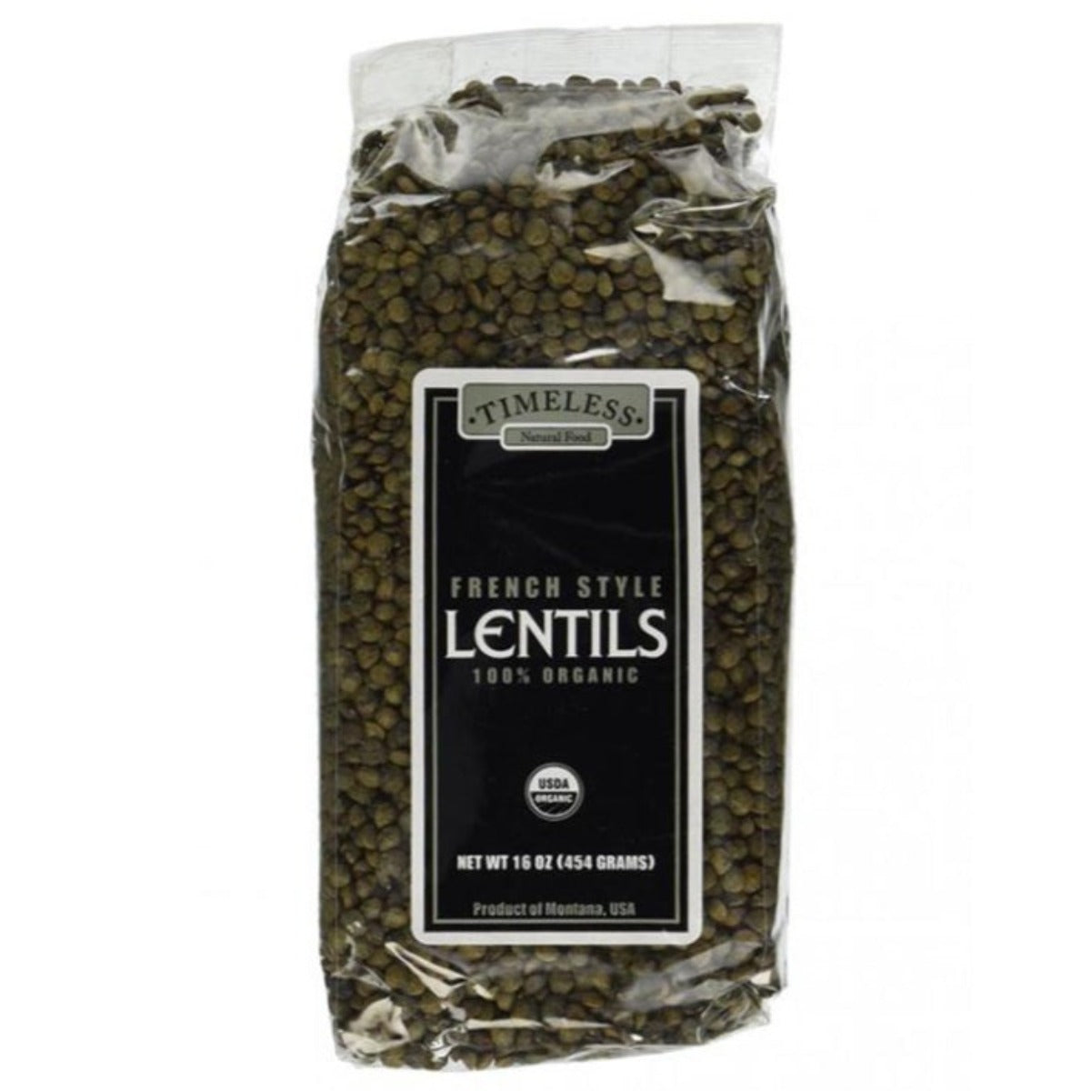 Lentils - French Green - Organic - Timeless Natural Food